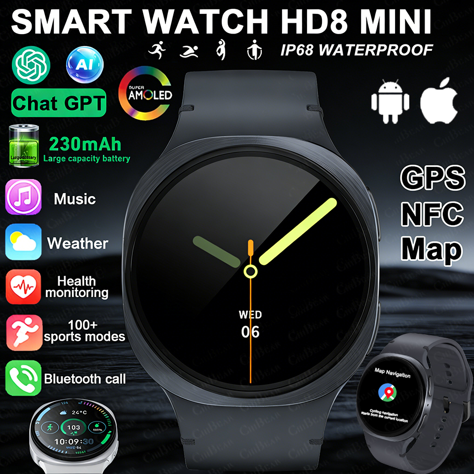 Audio Music Light - 2026 New Watches 8 Mini GPS