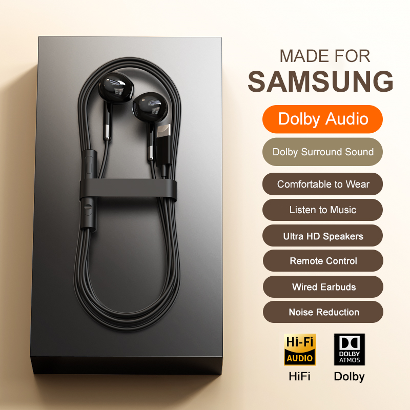 Audio Music Google - For Samsung Wired Headphones Dolby Audio