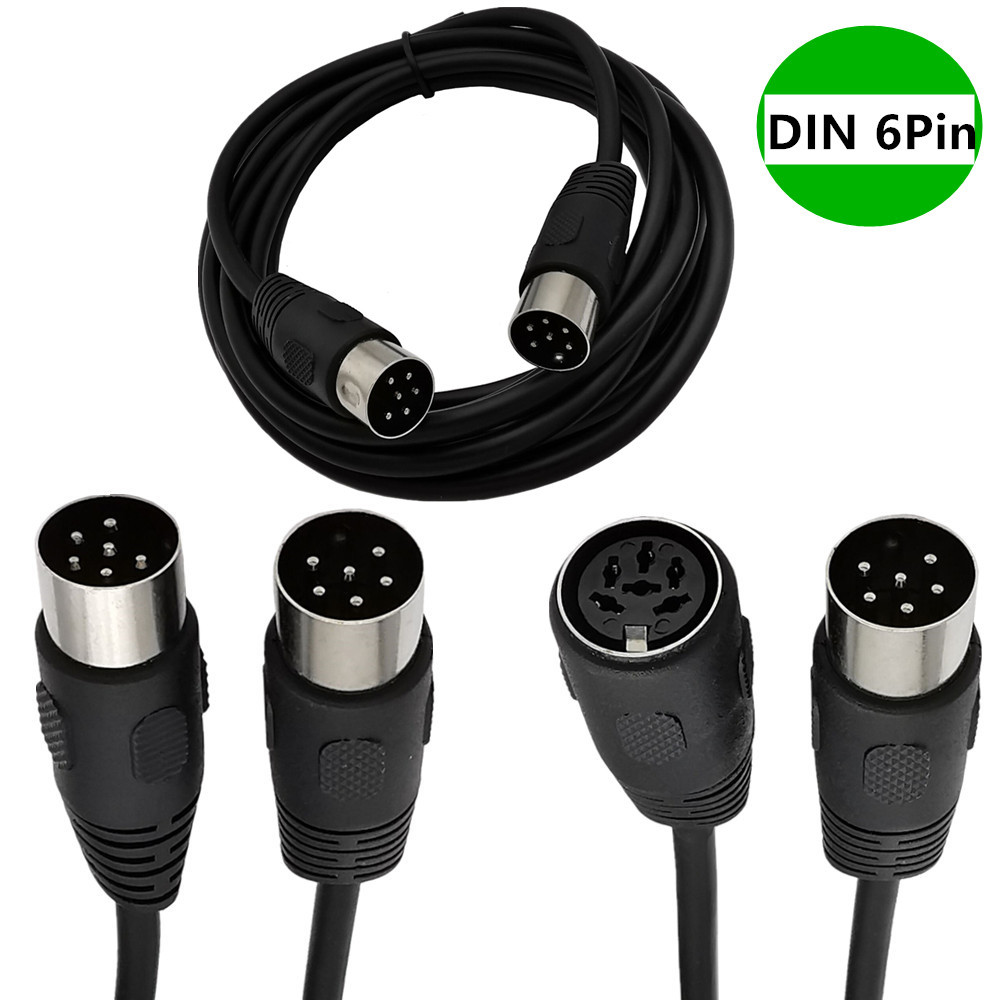 Audio Music Interface - DIN 6 PIN Male Plug Extension
