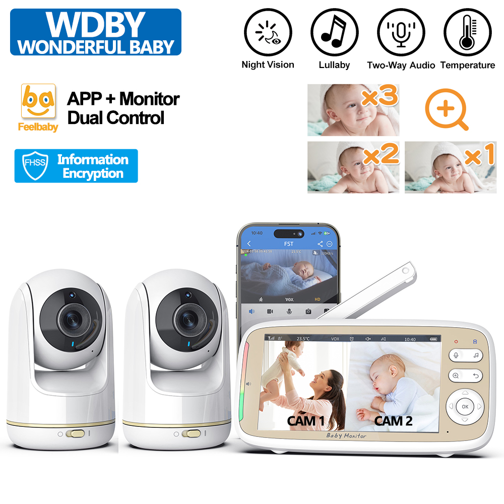 VB803 PRO Baby Monitor with 2p - Audio Music To Video avaliação e preço