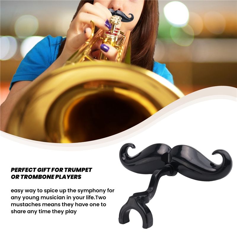 A69P-Clip-On Beard For Trumpet - Trombone Mouthpiece avaliação e preço