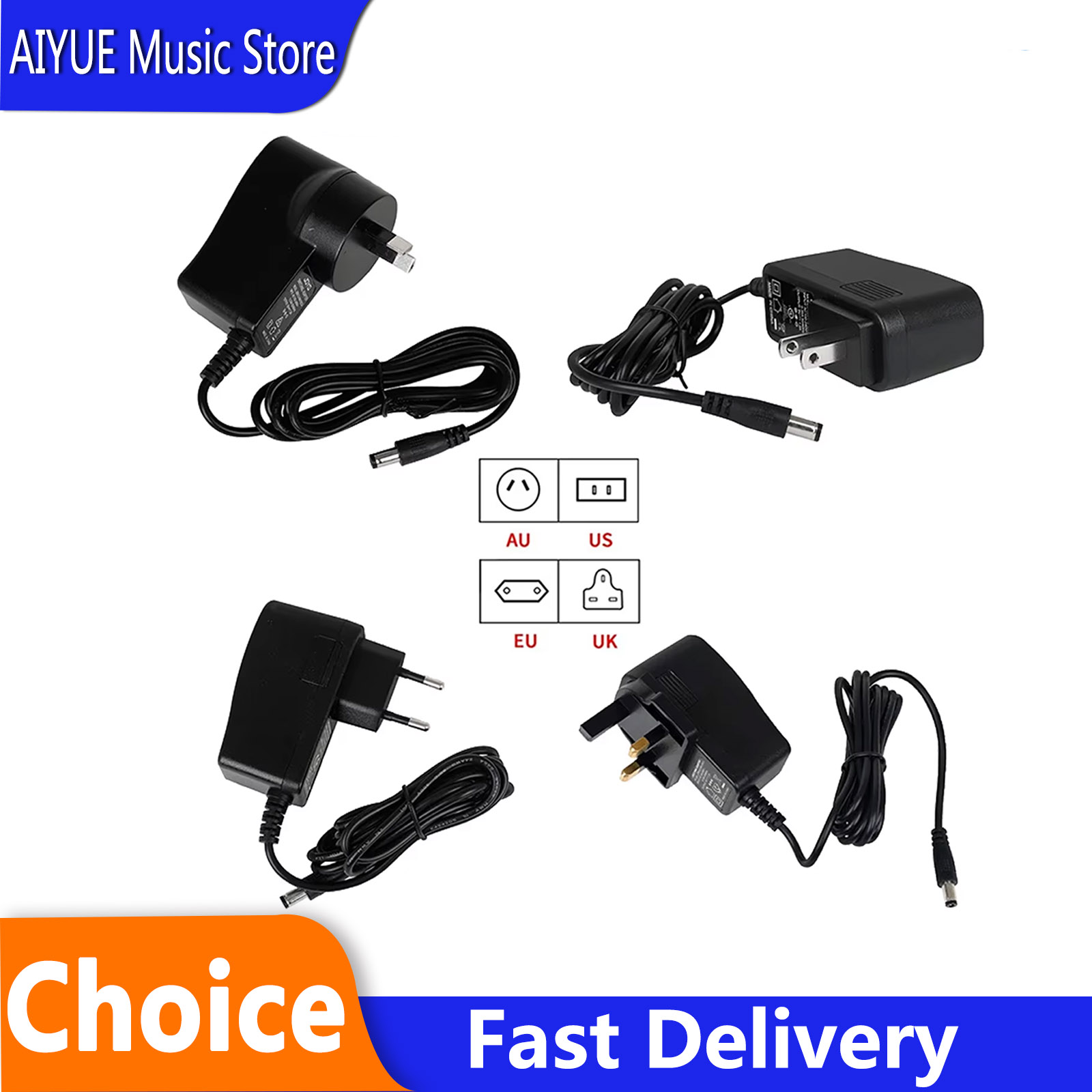 DC 9V 1.2A Guitar Pedal Power  - Audio Music Effect avaliação e preço