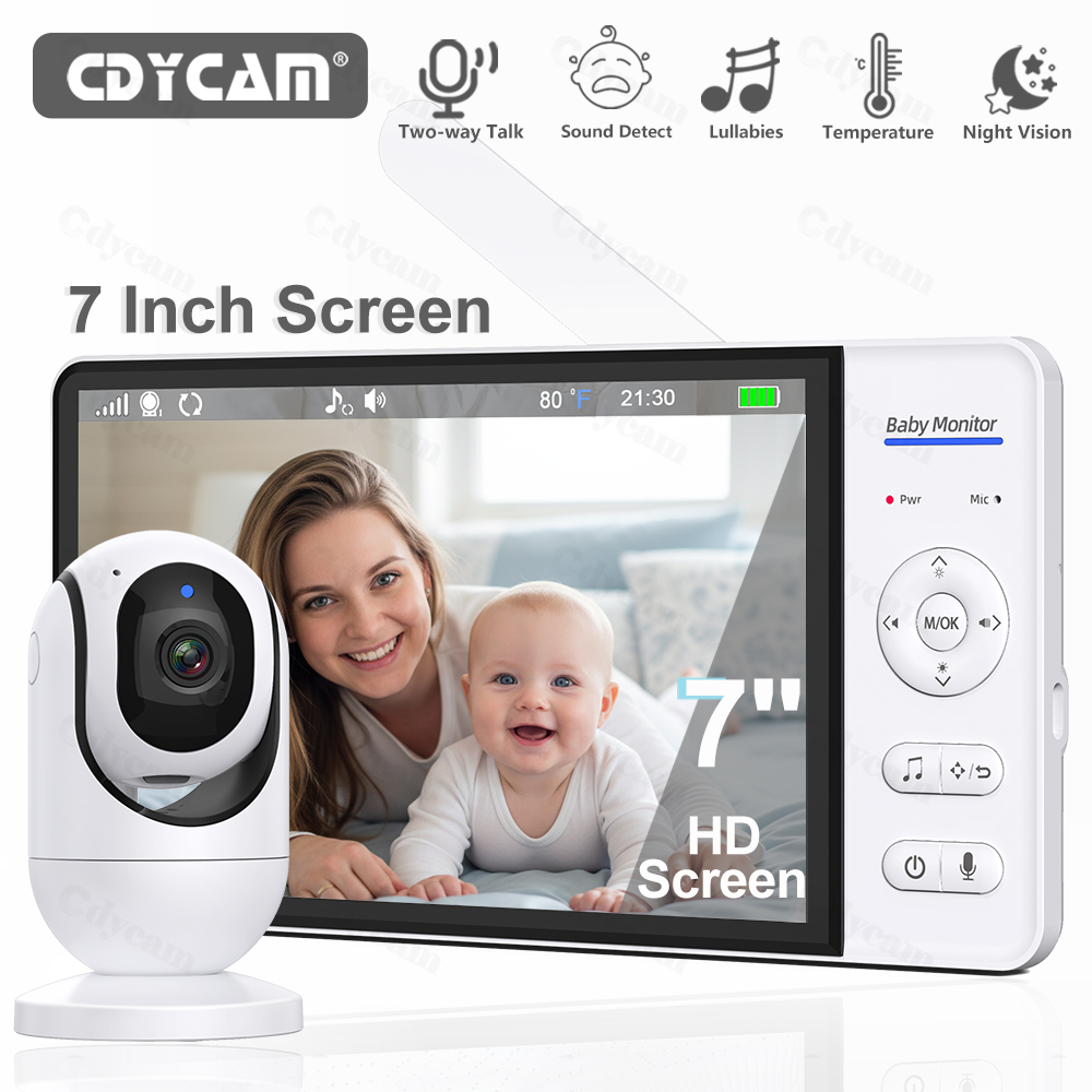 7.0'' Video Baby Monitor 720P  - Audio Music To Video avaliação e preço