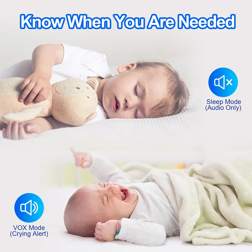 7.0'' Video Baby Monitor 720P  - Audio Music To Video avaliação e preço