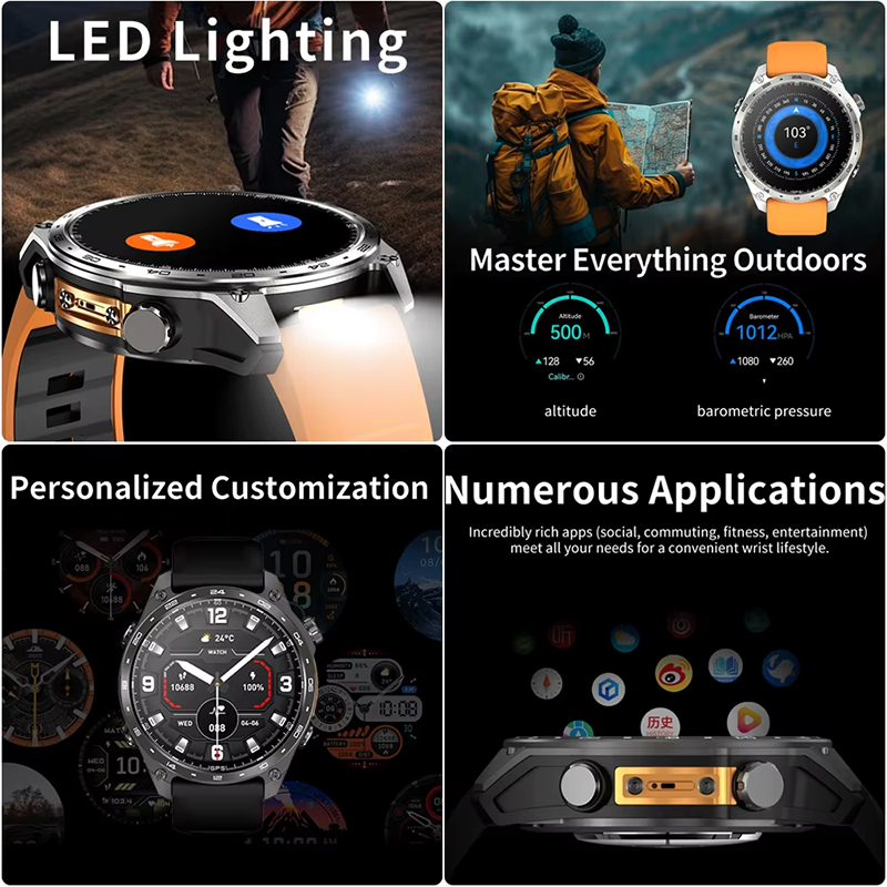 2026 New Men Smart Watch with  - Audio Music Light avaliação e preço