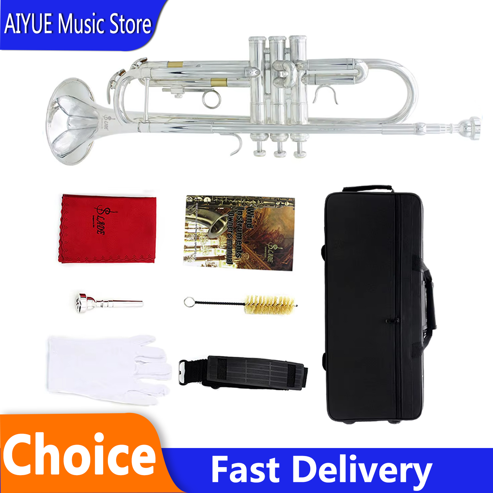 SLADE Trumpet Bb Professional  - Trombone Mouthpiece avaliação e preço