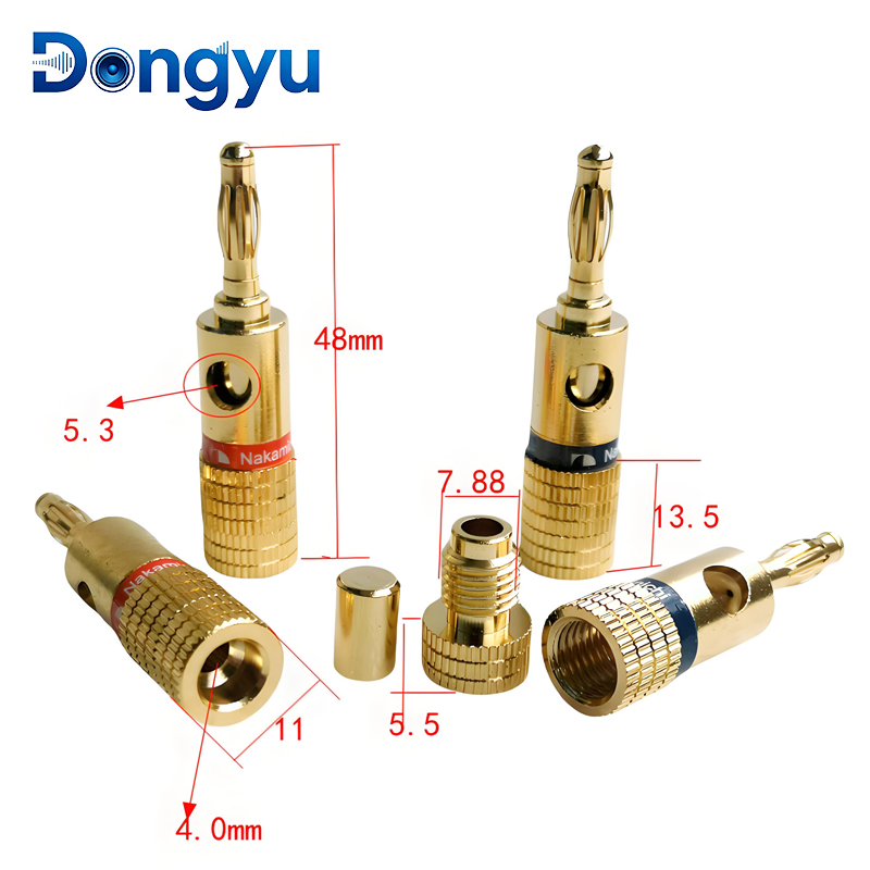 4MM Nakamichi Banana Connector - Audio Music To Video avaliação e preço
