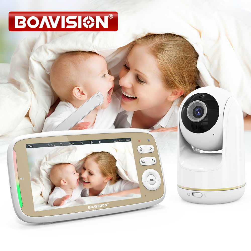 VB803 Baby Monitor 5 Inch 720P - Audio Music To Video avaliação e preço