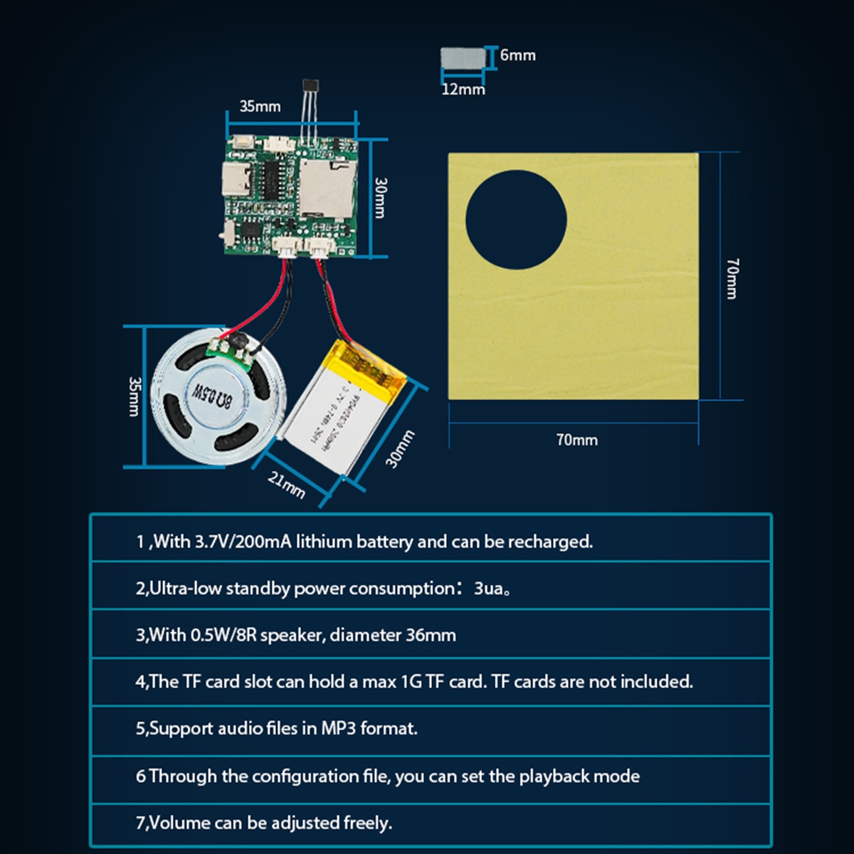 Programmable Sound Recorder Mo - Audio Music Mp3 Download avaliação e preço