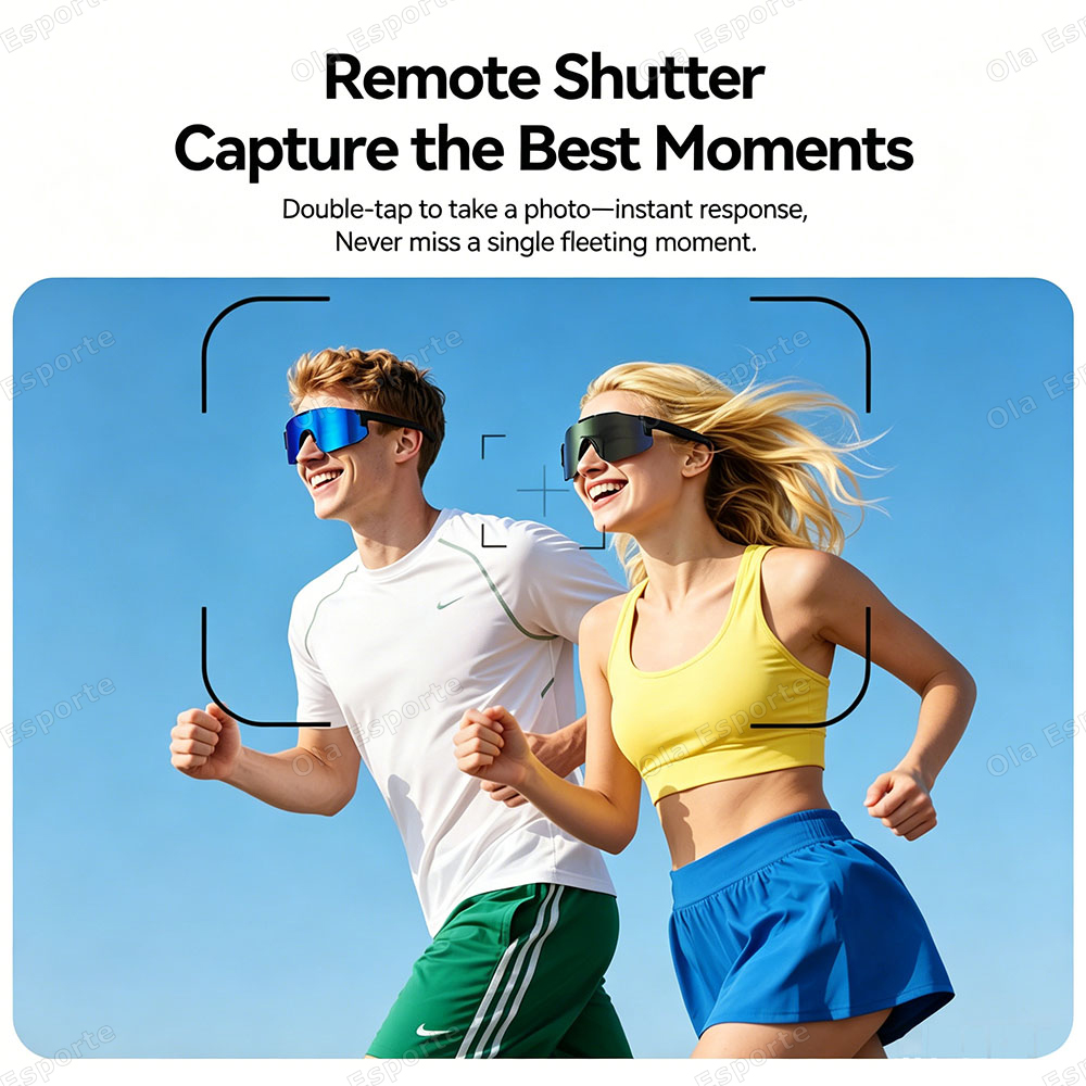 Cycling Smart Glasses Camera B - Audio Music To Video avaliação e preço