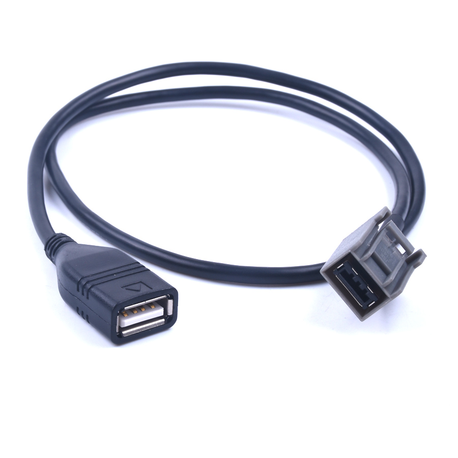 Car USB AUX Cable Wire Adapter - Audio Music Interface avaliação e preço