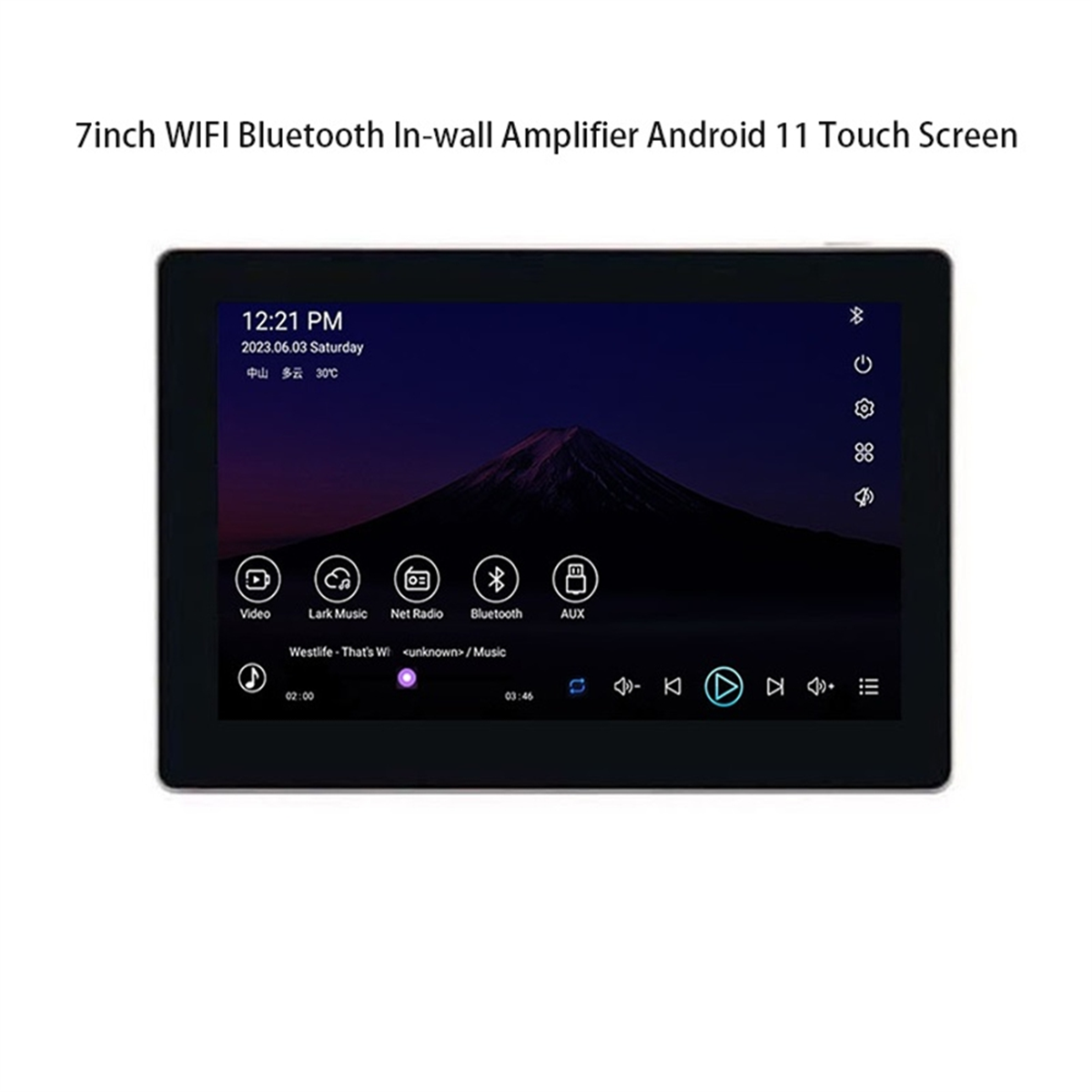 HOT!7 Inch Android 11 Smart Ho - Audio Music Google avaliação e preço