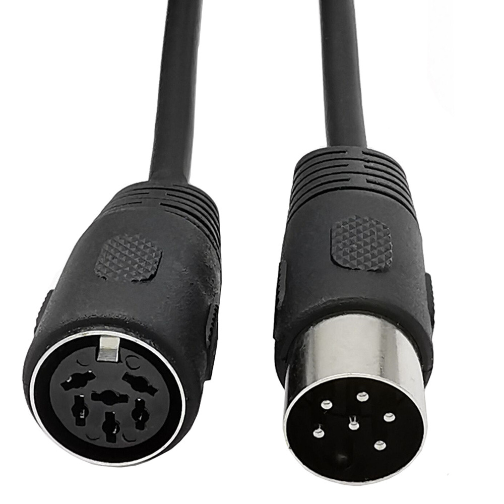 DIN 6 PIN Male Plug Extension  - Audio Music Interface avaliação e preço