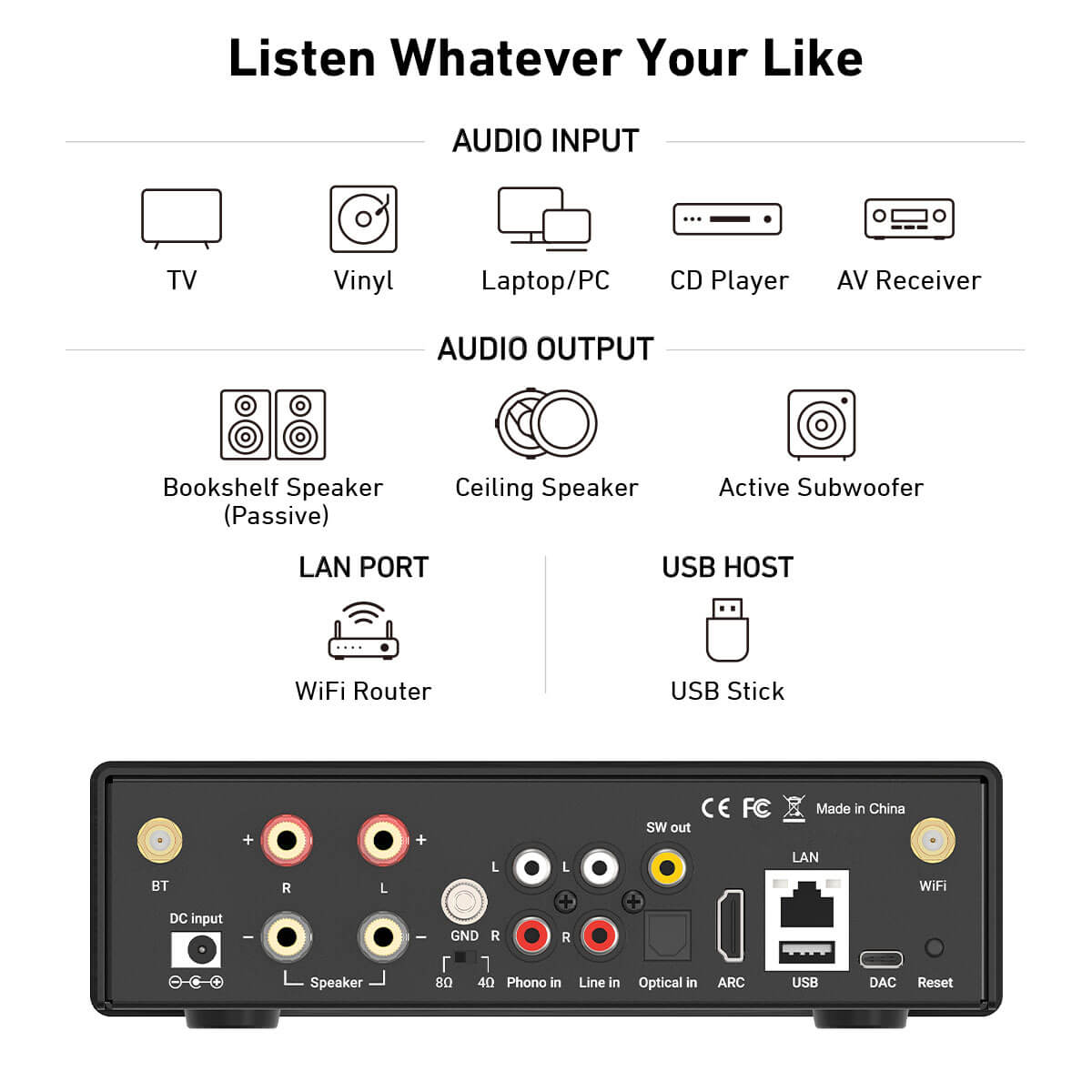 50Wx2 Wireless AirPlay2 HDMI A - Audio Music Google avaliação e preço