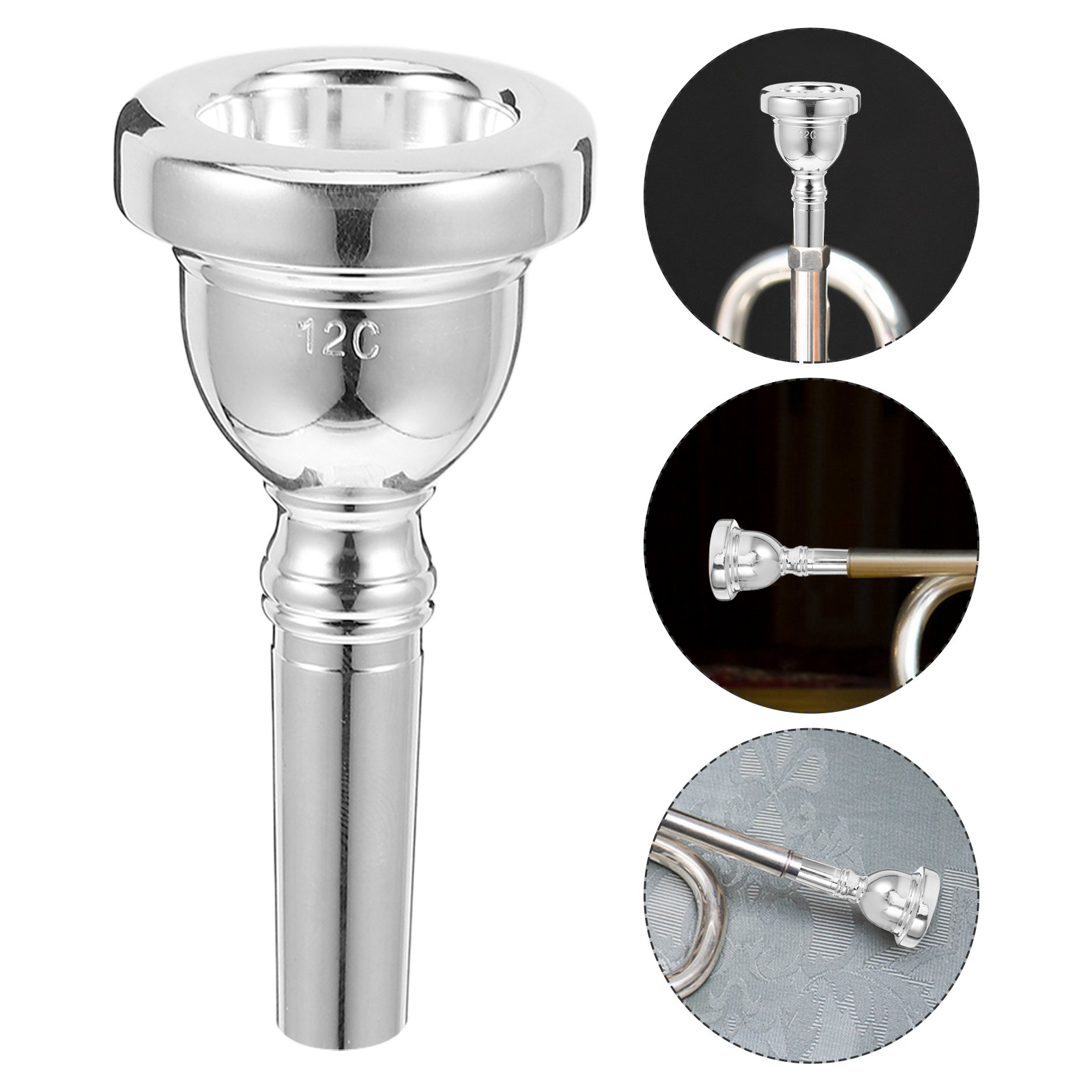 Alto Trombone Mouthpiece 12C M - Trombone Mouthpiece avaliação e preço