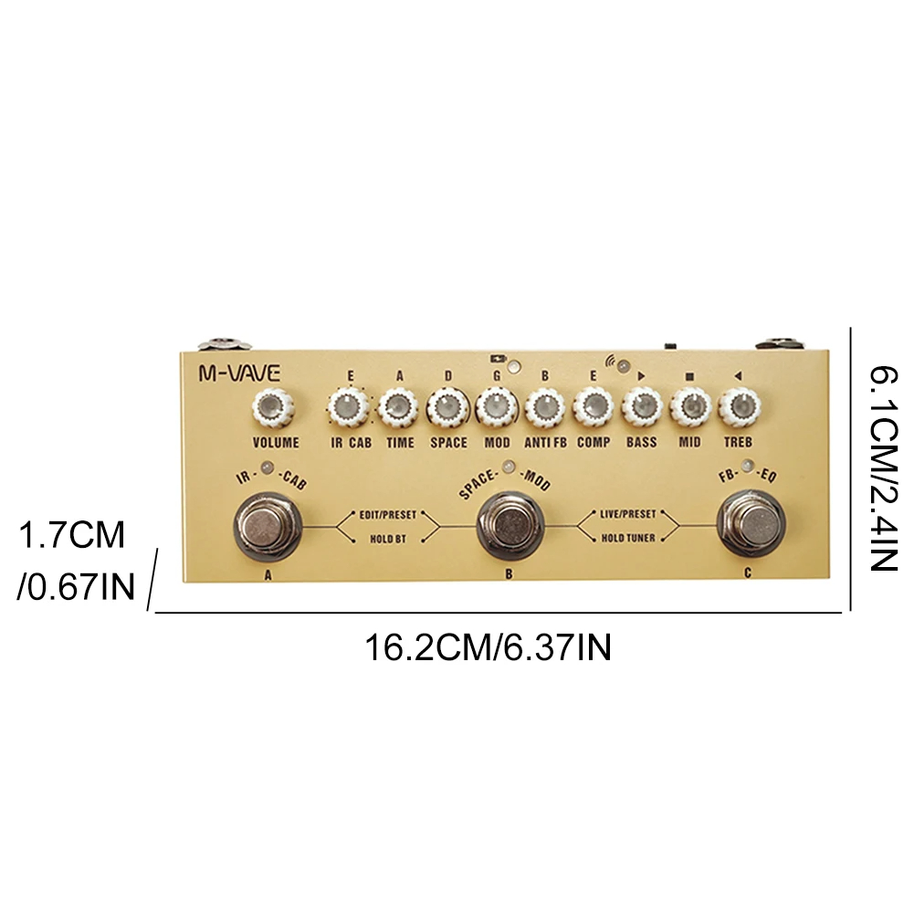 M-VAVE Cube Baby AC Pro Acoust - Audio Music Interface avaliação e preço