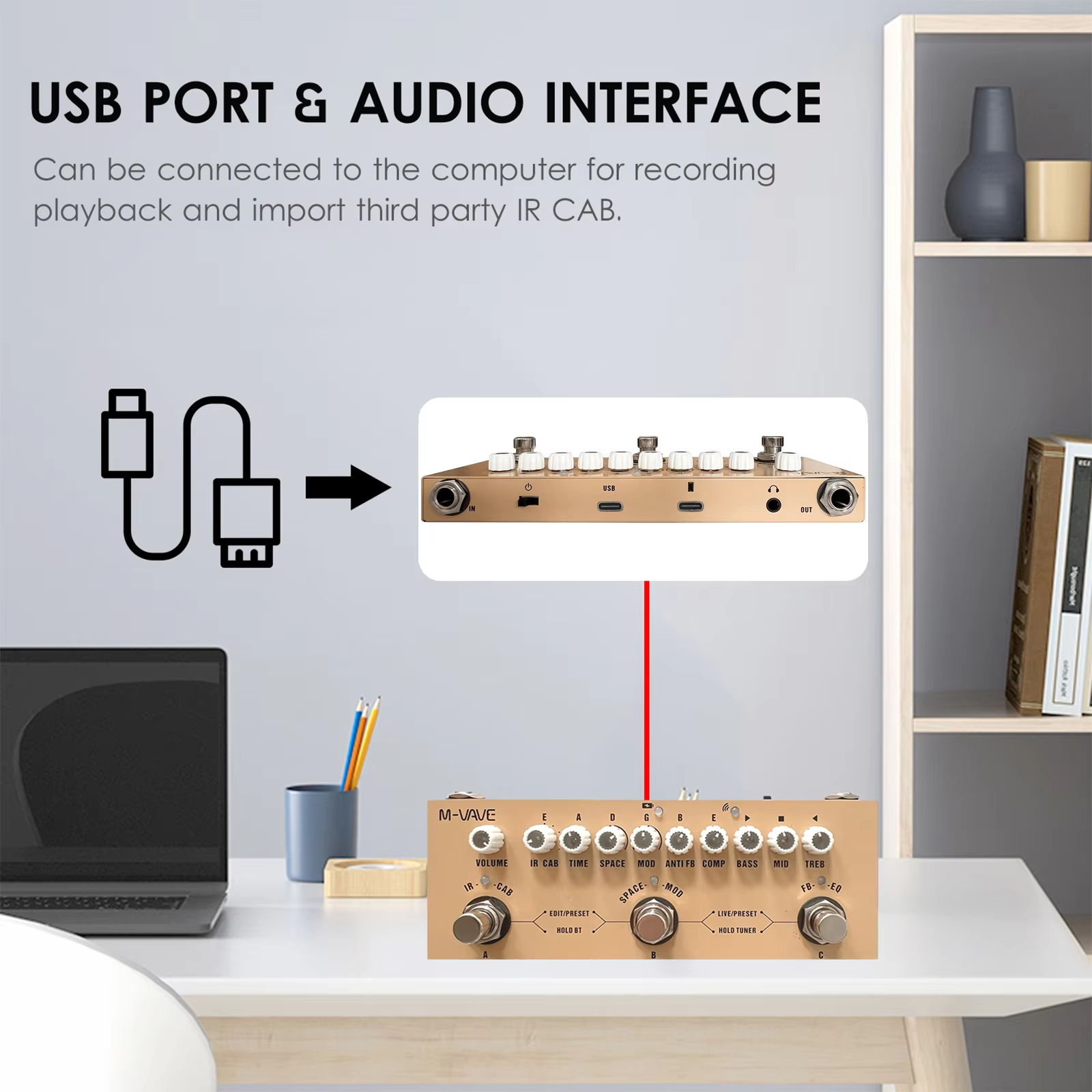 M-VAVE Cube Baby AC Pro Acoust - Audio Music Interface avaliação e preço