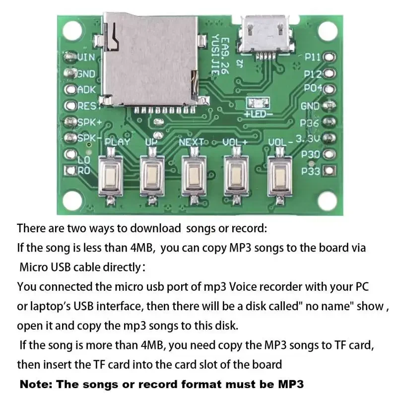 MP3 Voice Module Kit Welcomer  - Audio Music Mp3 Download avaliação e preço