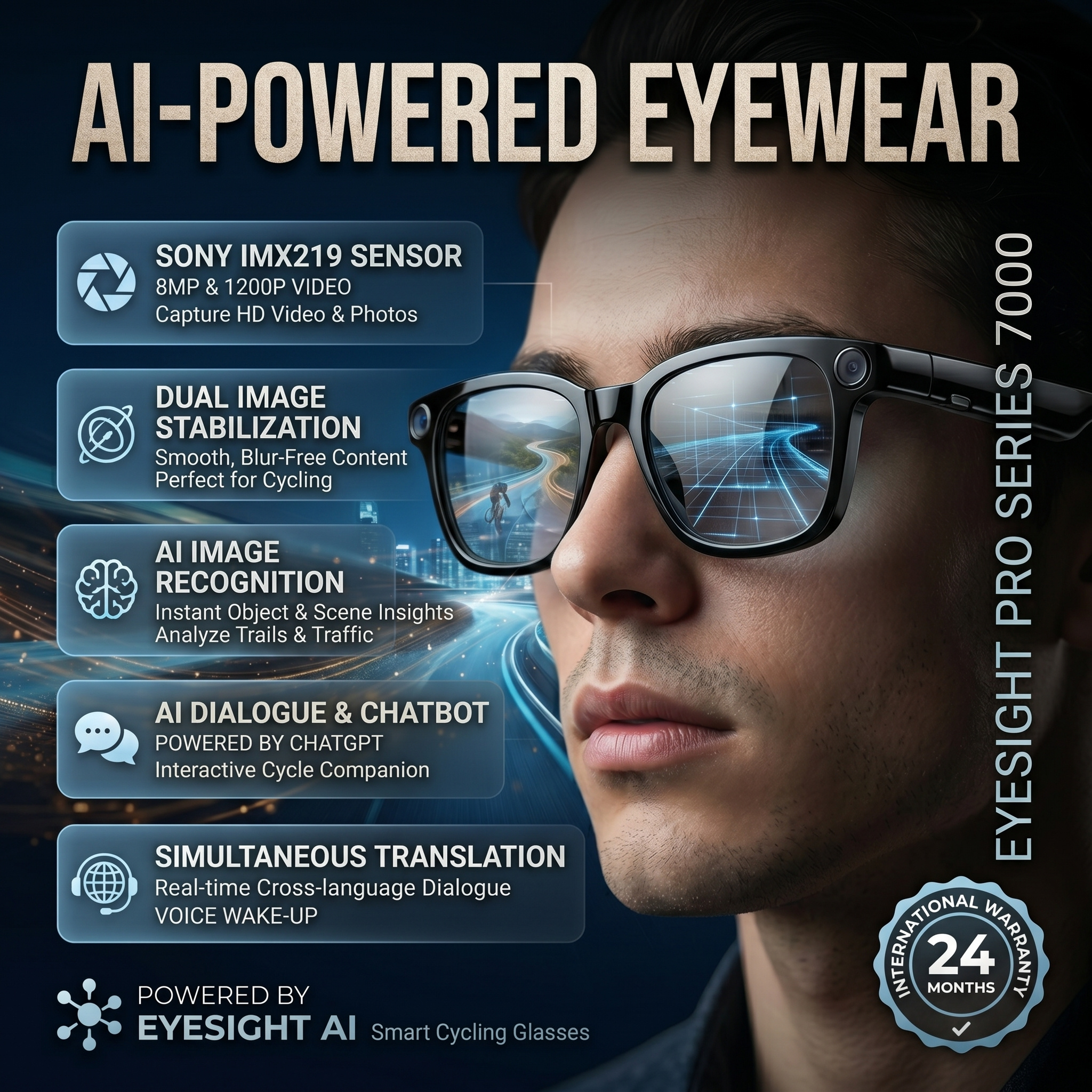 2026 New HD Smart Audio Glasse - Audio Music To Video avaliação e preço