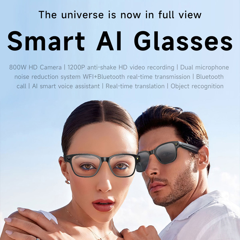 AI Smart Glasses 8 Million Cam - Audio Music To Video avaliação e preço