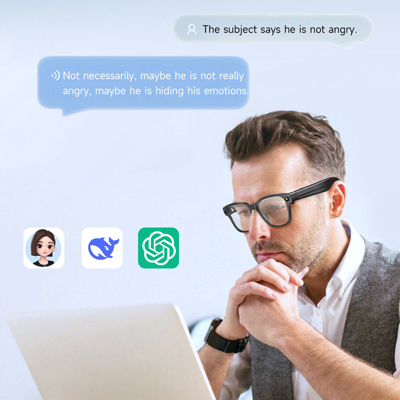 AI Smart Glasses 8 Million Cam - Audio Music To Video avaliação e preço