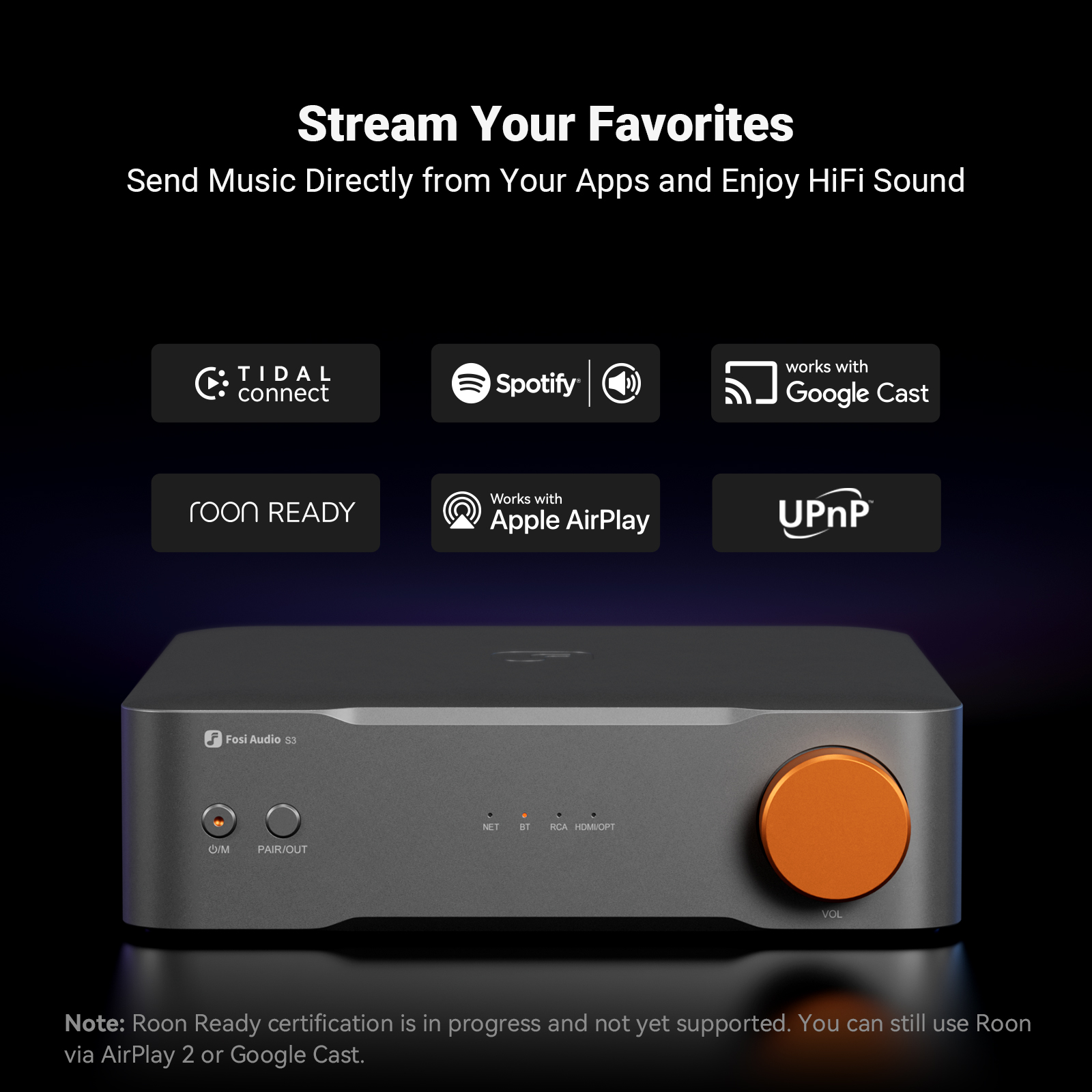 Fosi Audio S3 HiFi Music Strea - Audio Music Google avaliação e preço