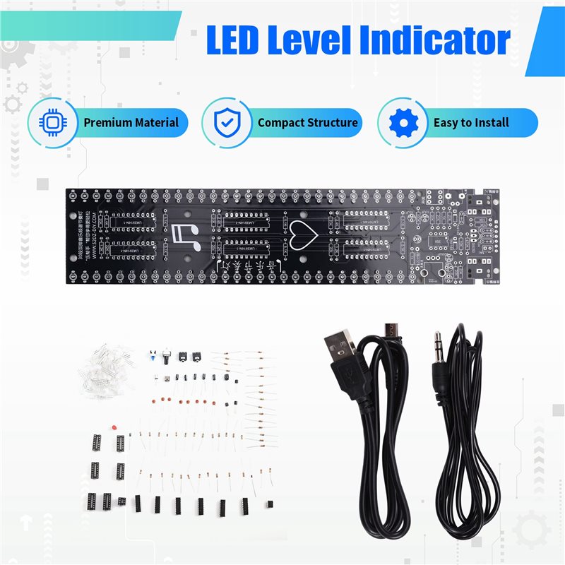 【DIGITAL GADGET】TYPE-C USB LED - Audio Music Light avaliação e preço