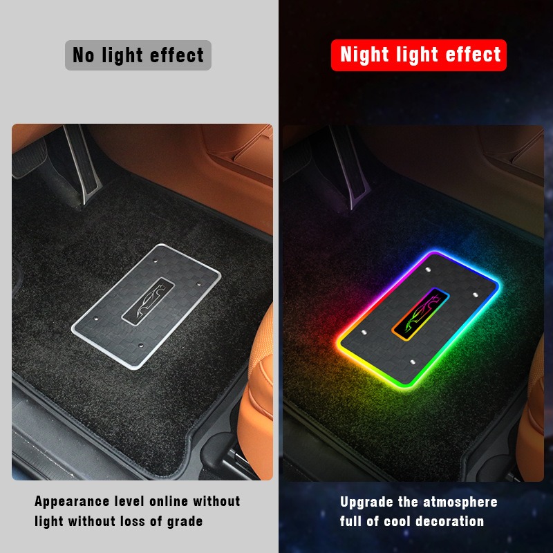 Universal Car LED Floor Mat Am - Audio Music Light avaliação e preço