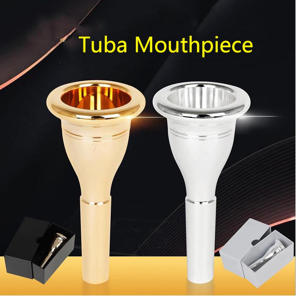 No. 7 Bass Tuba Mouthpiece Bra - Trombone Mouthpiece avaliação e preço