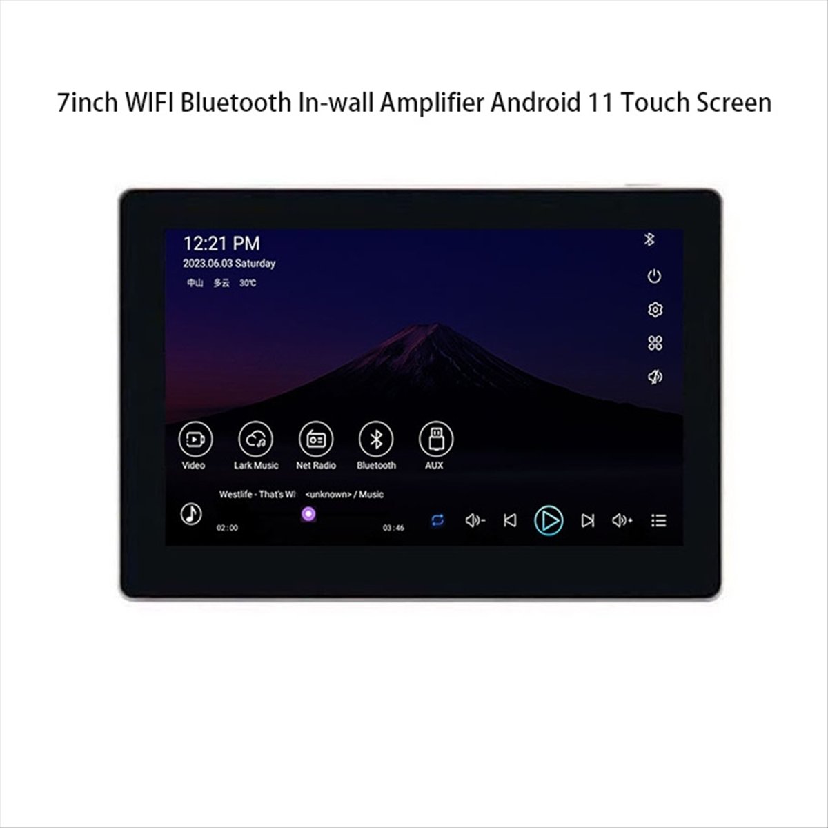 morning 7 Inch Android 11 Smar - Audio Music Google avaliação e preço